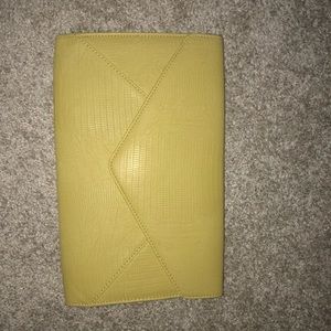 Key lime green clutch